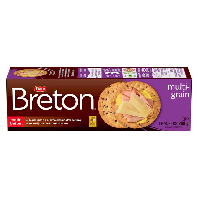 Dare Breton Multigrain Crackers 200 g. / 7 oz.