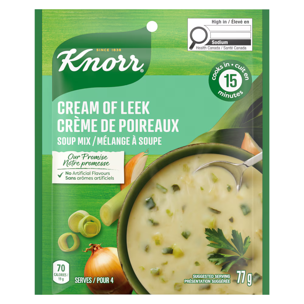 Knorr Cream of Leek Soup Mix 77 g. / 2.7 oz.