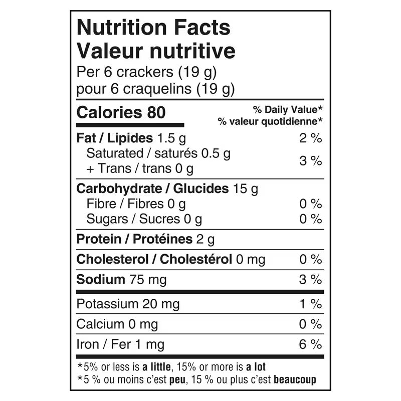 Christie Premium Plus Unsalted Tops Crackers 450 g. / 15.9 oz.