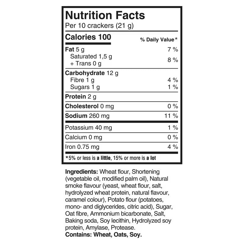 Christie Ritz Bacon Dippers Crackers 180 g. / 6.35 oz.