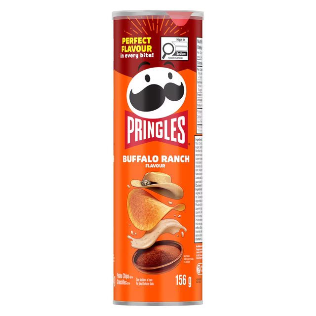 Pringles Buffalo Ranch Chips 156 g. / 5.5 oz.