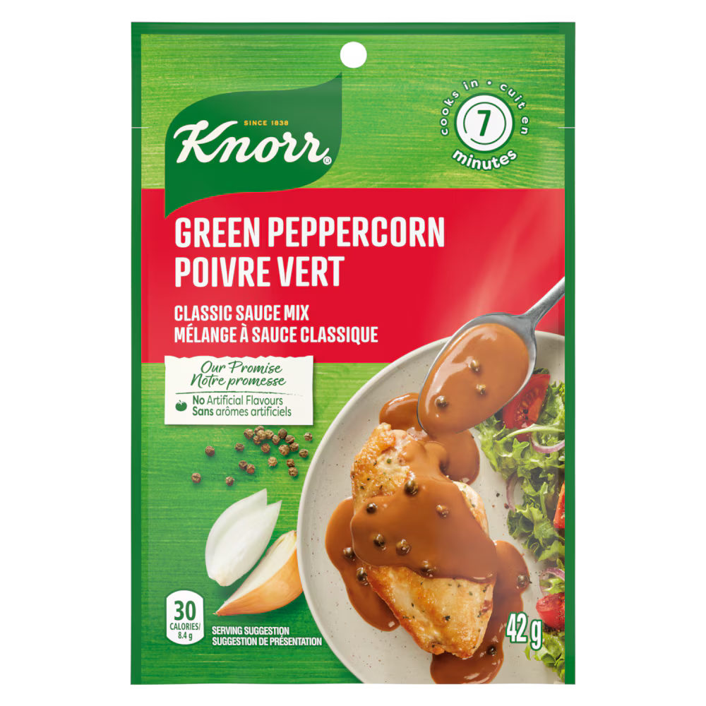 Knorr Classic Green Peppercorn Sauce Mix 42 g. / 1.48 oz.