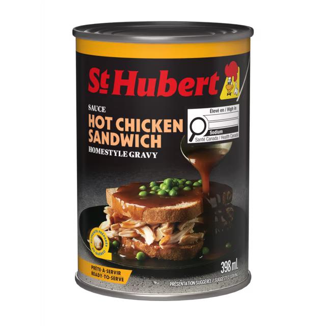 St-Hubert Hot Chicken Sandwich Homestyle Gravy 398 ml. / 13.5 fl.oz.