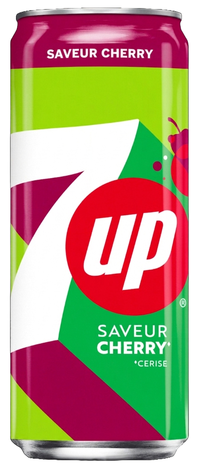 7UP Cherry Soda Flavored Drink 330 ml. / 11.15 fl. oz.