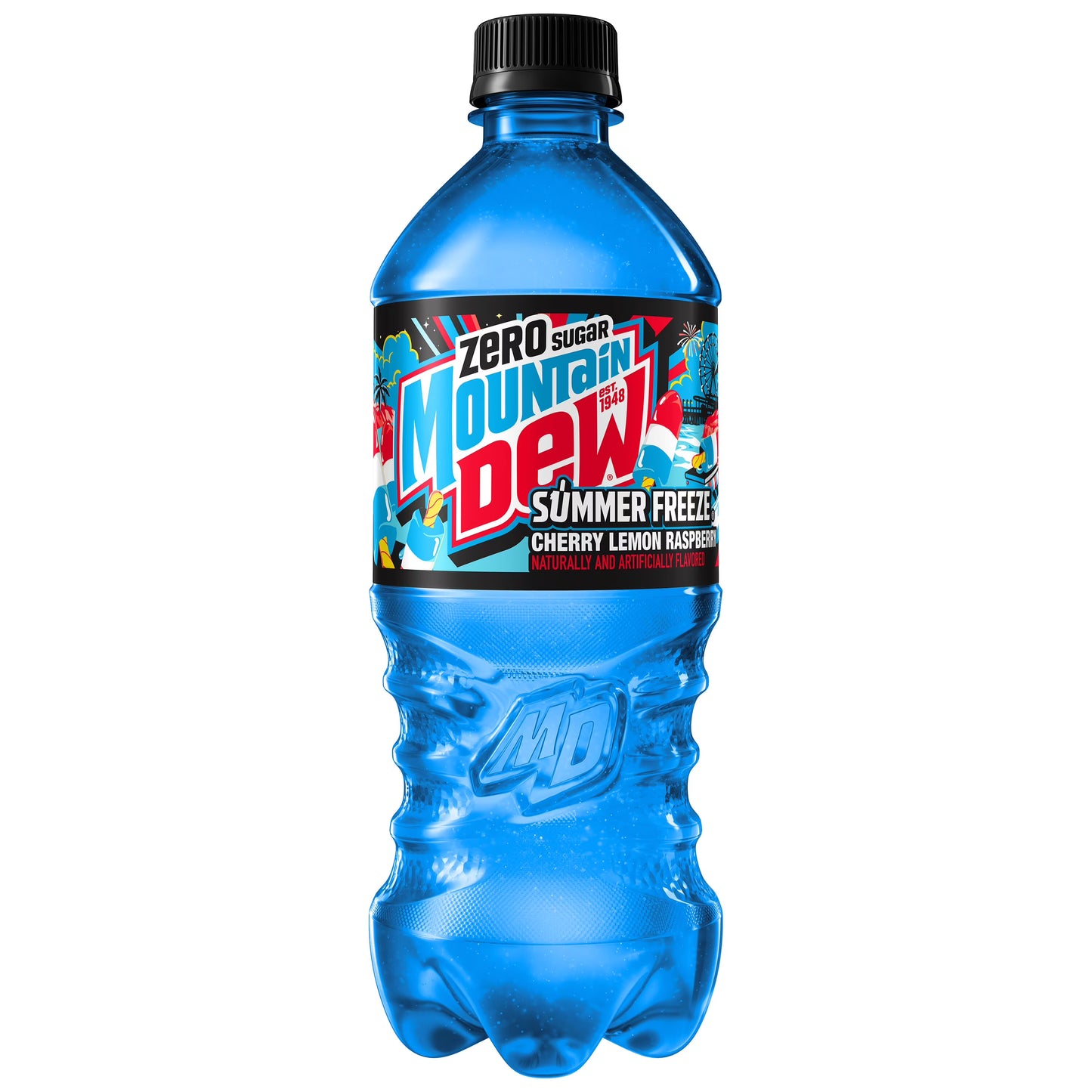 Mountain Dew Summer Freeze Soda 591 ml. / 20 fl.oz. - Case of 24