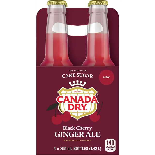 Canada Dry Black Cherry Ginger Ale 355 ml. / 12 fl.oz.
