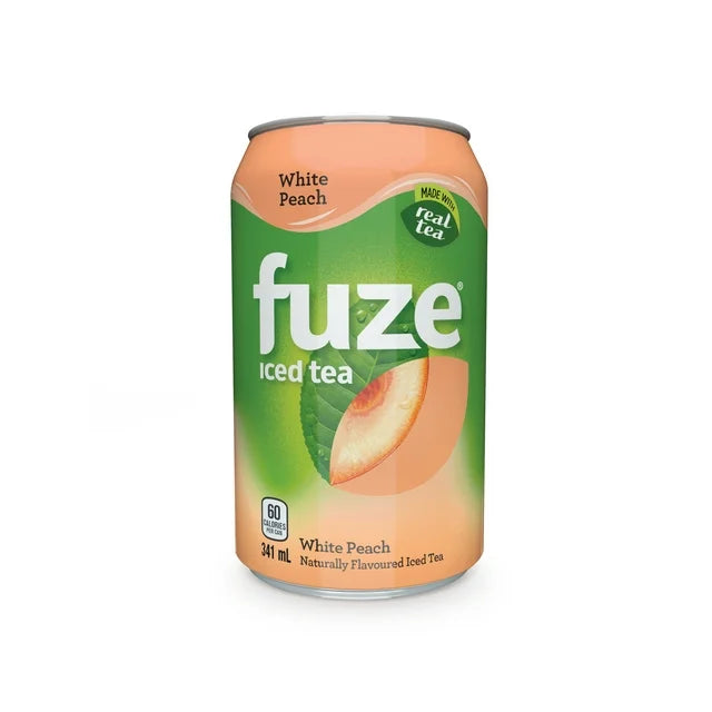 Fuze White Peach Iced Tea 330 ml. / 11.2 fl.oz.