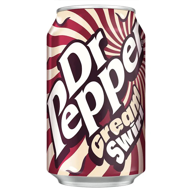 Dr. Pepper Cream Swirl Soft Drink 330 ml. / 11.16 fl.oz.