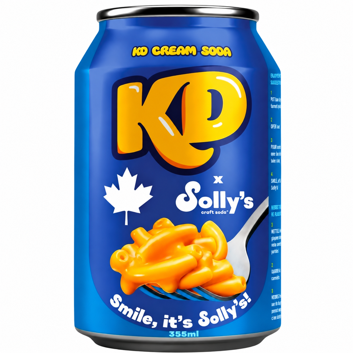 KD Solly's Edition Cream Soda 355 ml / 12 fl oz