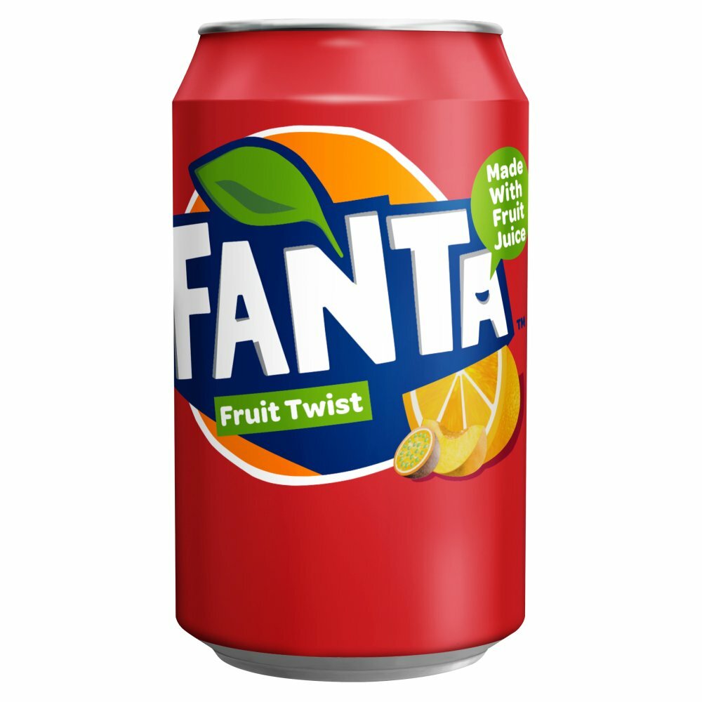 Fanta Fruit Twist Soft Drink 330 ml. / 11.15 fl.oz.