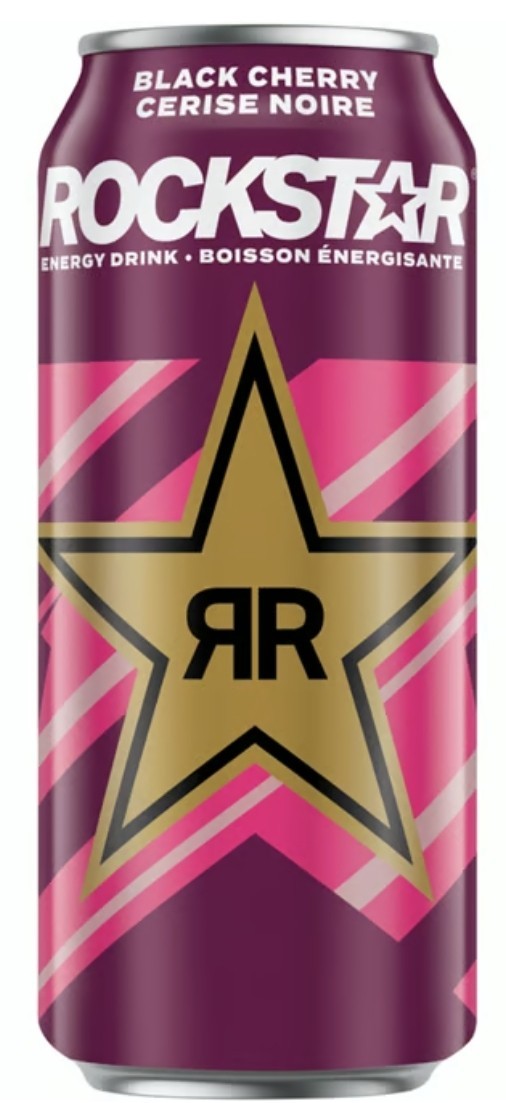 Rockstar Black Cherry Energy Drink 473 ml. / 16 fl.oz.