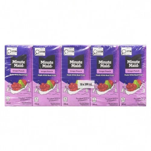 Minute Maid Grape Punch Beverage 200 ml. / 6.76 fl.oz.
