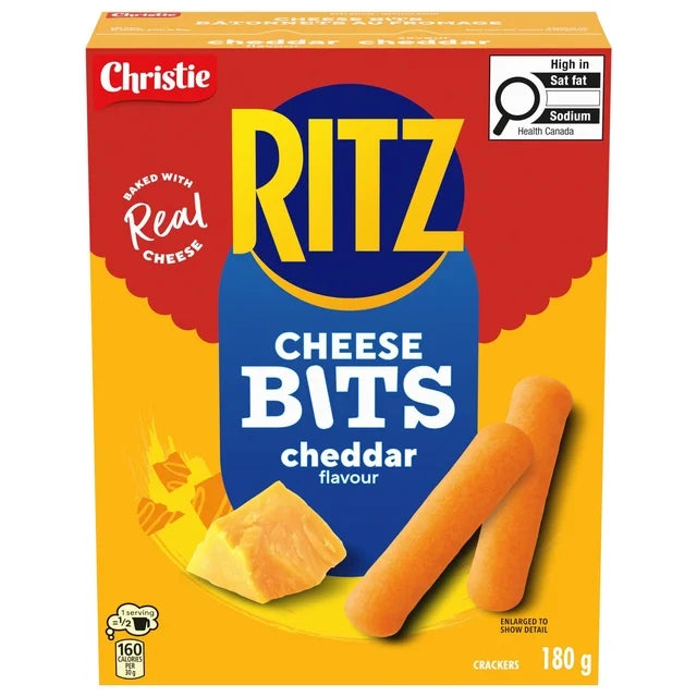 Christie Ritz Cheese Bits Crackers 180 g. / 6.35 oz.