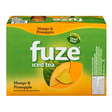 Fuze Mango & Pineapple Iced Tea 330 ml. / 11.2 fl.oz.