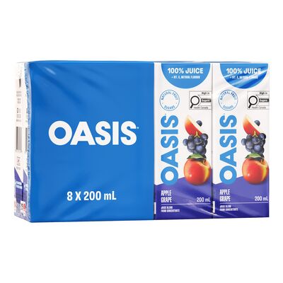 Oasis Apple Grape Juice 200 ml. / 6.76 fl.oz.