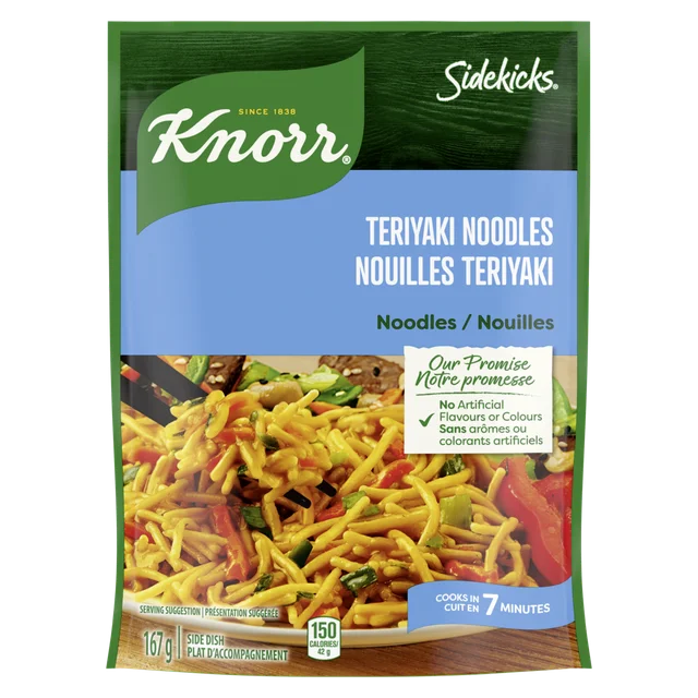 Knorr Sidekicks Teriyaki Noodles Side Dish 167 g. / 5.9 oz.