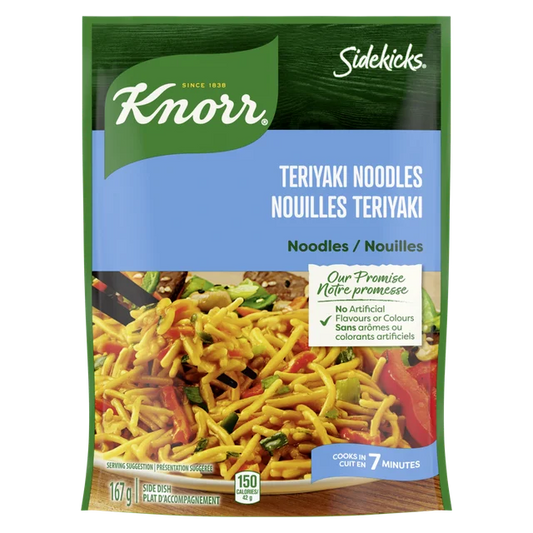 Knorr Sidekicks Teriyaki Noodles Side Dish 167 g. / 5.9 oz.