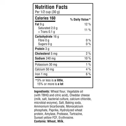 Christie Ritz Cheese Bits Crackers 180 g. / 6.35 oz.