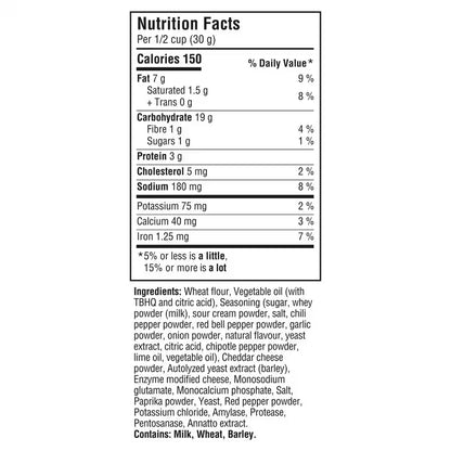 Christie Ritz Cheese Nibs Sweet Chili & Sour Cream Crackers 180 g. / 6.35 oz.