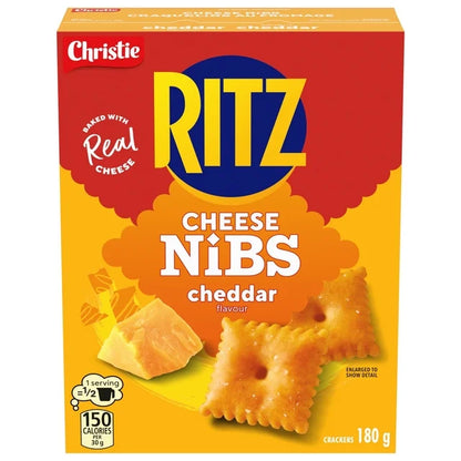 Christie Ritz Cheese Nibs Cheddar Crackers 180 g. / 6.35 oz.