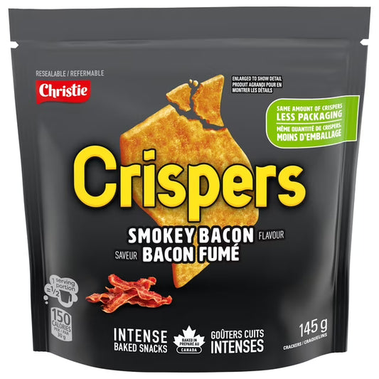 Christie Crispers Smokey Bacon Crackers 145 g. / 5.1 oz.