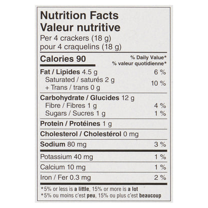Dare Breton Gluten Free Original Crackers with Flax 135 g. / 7.8 oz.