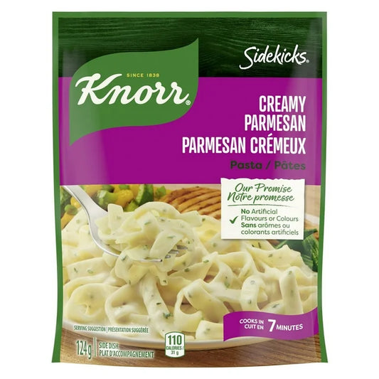 Knorr Sidekicks Creamy Parmesan Pasta Side Dish 124 g. / 4.4 oz.