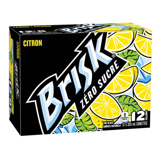 Brisk Zero Sugar Iced Tea 355 ml. / 12 fl.oz.