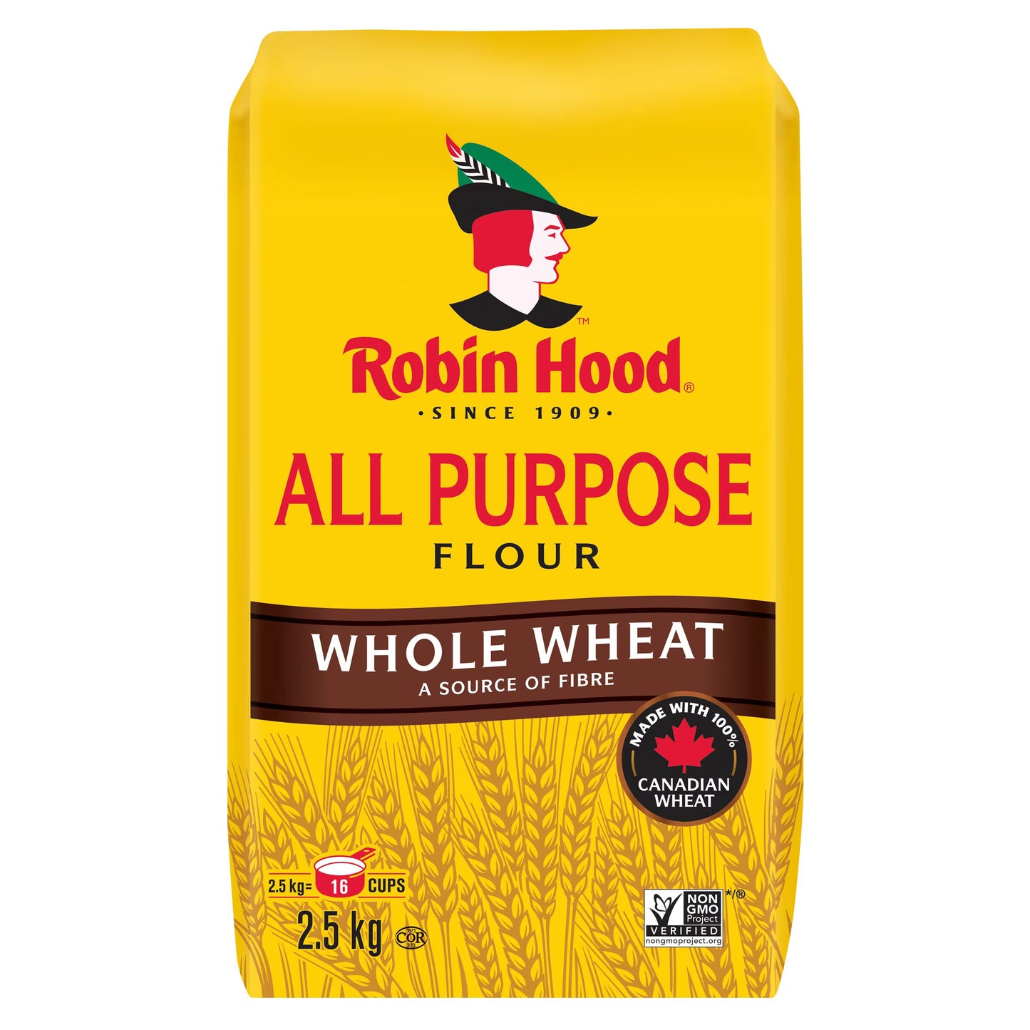 Robin Hood Whole Wheat Flour 2.5 kg / 5.5 lbs