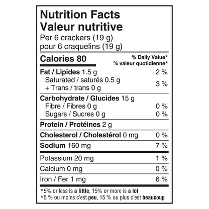Christie Premium Plus Salted Tops Crackers 450 g. / 15.9 oz.