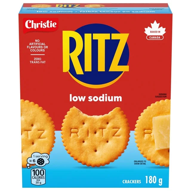Christie Ritz Low Sodium Crackers 180 g. / 6.35 oz.