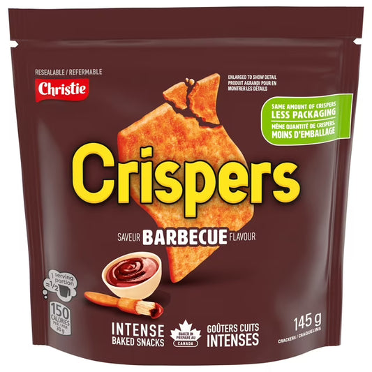 Christie Crispers Barbecue Crackers 145 g. / 5.1 oz.