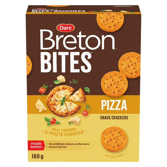 Dare Breton Pizza Bites Crackers 180 g. / 6.3 oz.