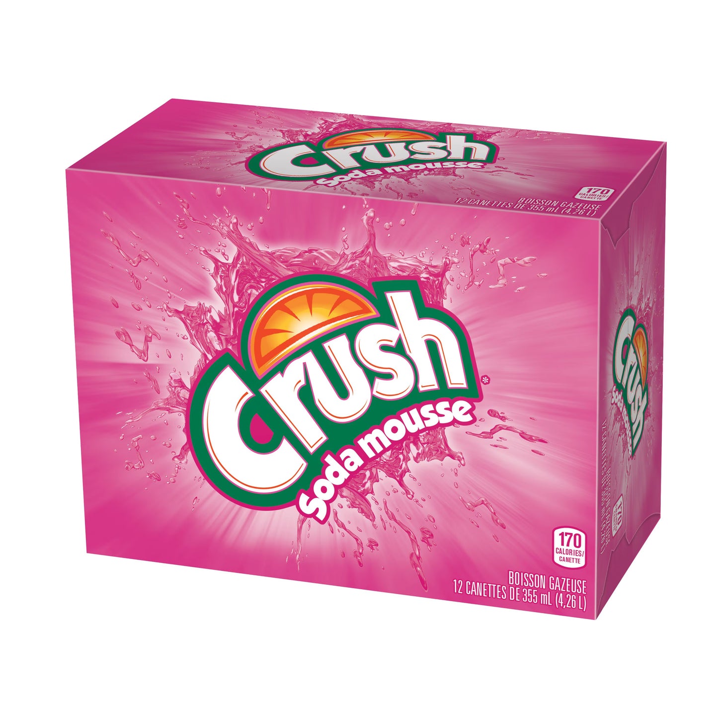 Crush Clear Cream Soda 355 ml. / 12 fl.oz.