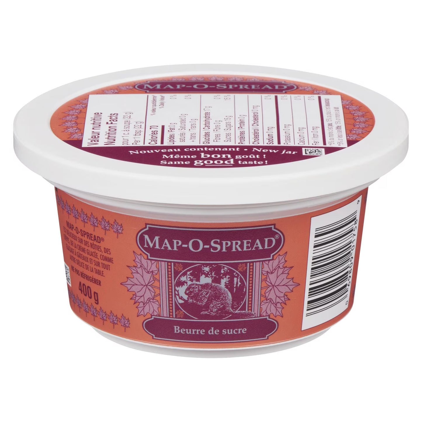 Berthelet Map-O-Spread 400 g. / 14.1 oz.
