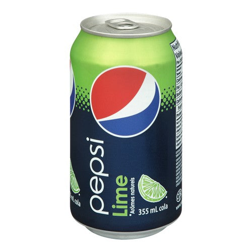 Pepsi Lime Zero Sugar Cola 355 ml. / 12 fl.oz.