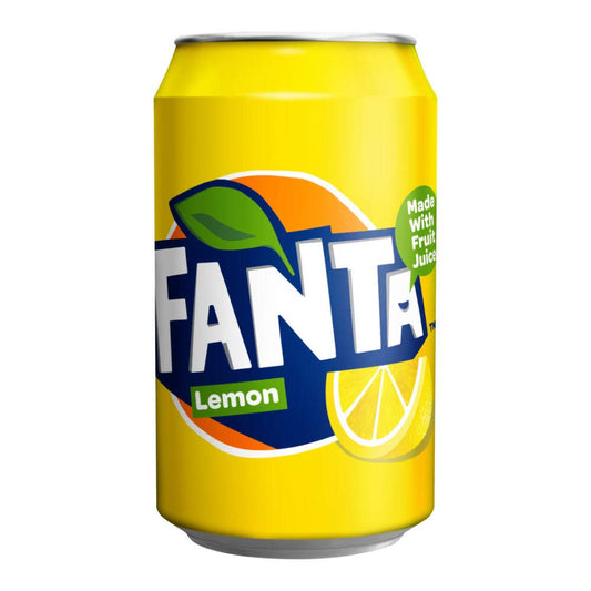 Fanta Lemon Soft Drink 330 ml. / 11.15 fl.oz
