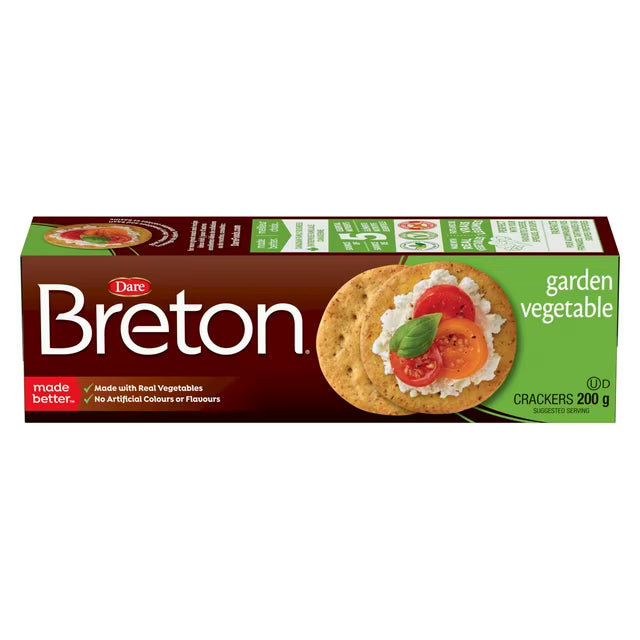Dare Breton Garden Vegetable Crackers 200 g. / 7 oz.