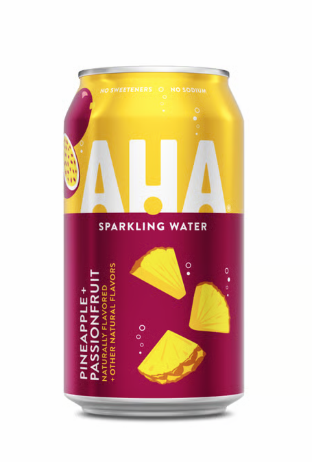 AHA Sparkling Water Pineapple Passionfruit 355 ml. / 12 fl.oz.