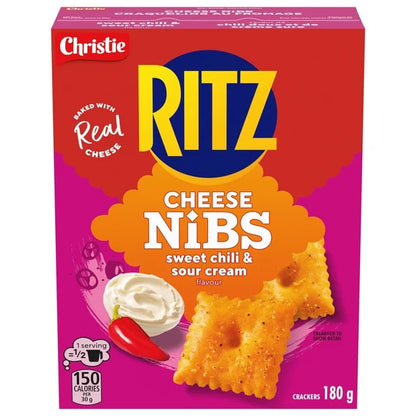 Christie Ritz Cheese Nibs Sweet Chili & Sour Cream Crackers 180 g. / 6.35 oz.