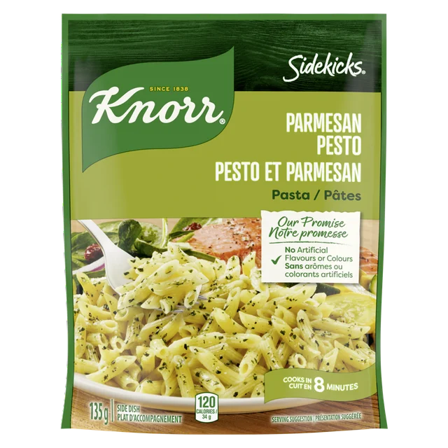 Knorr Sidekicks Parmesan Pesto Pasta Side Dish 135 g. / 4.8 oz.