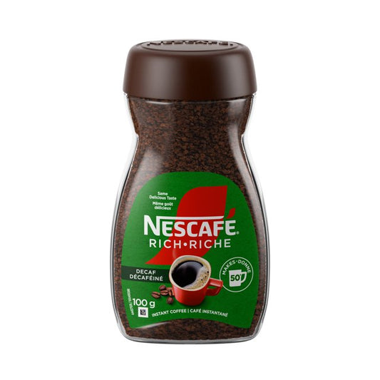 Nescafé Rich Decaffeinated Instant Coffee 100 g. / 3.5 oz.