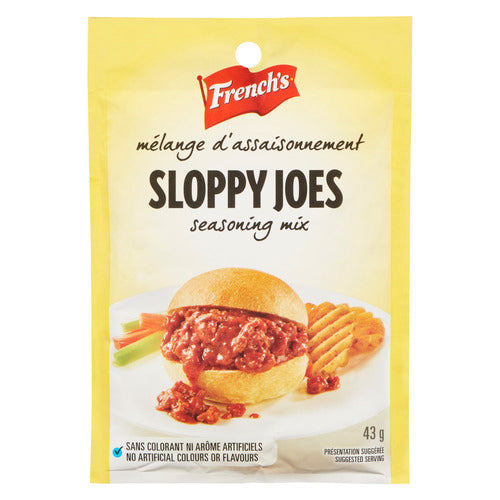 French's Sloppy Joes Seasoning Mix Pouch 43 g. / 1.52 oz.