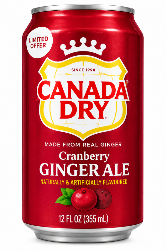Canada Dry Cranberry Ginger Ale 355 ml / 12 fl oz