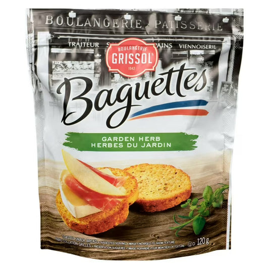 Boulangerie Grissol Baguettes Garden Herbs Crackers 120 g. / 4.2 oz.
