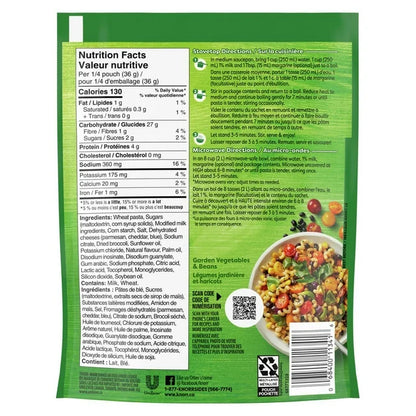 Knorr Sidekicks White Cheddar & Broccoli Pasta Side Dish 143 g. / 5.04 oz.