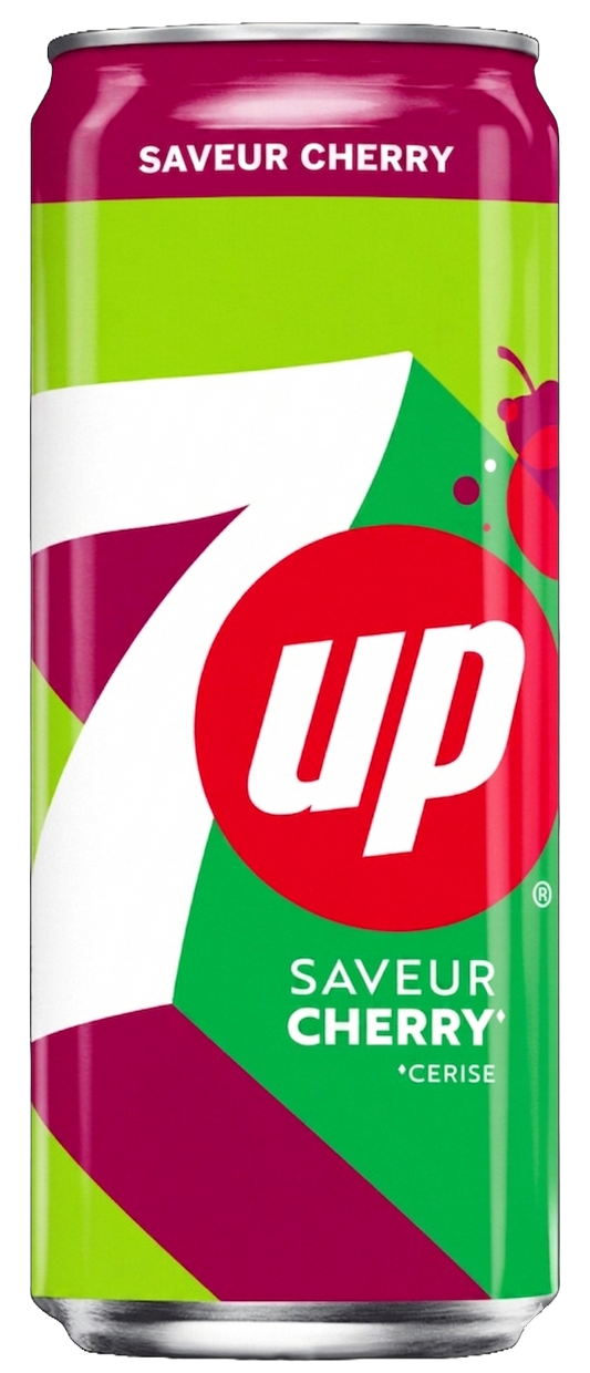 7UP Cherry Soda Flavored Drink 330 ml. / 11.15 fl. oz.