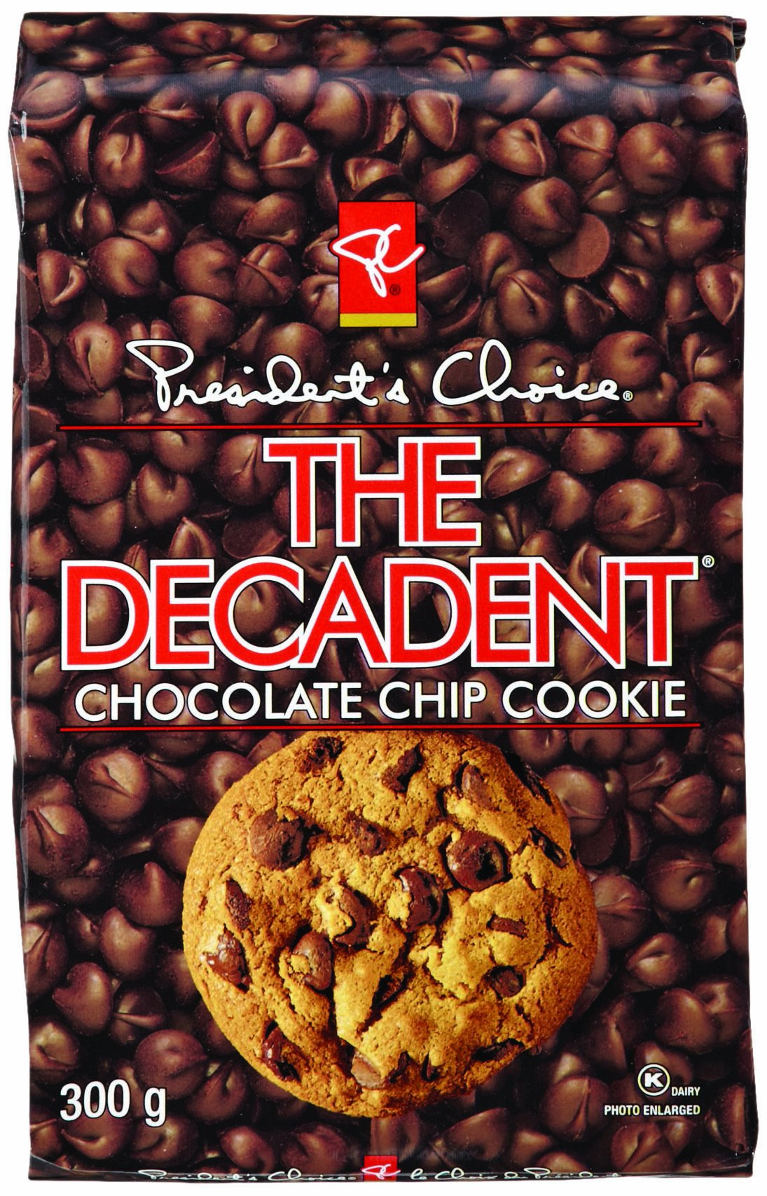 President's Choice Decadent Chocolate Chip Cookies 300 g. / 10.6 oz.
