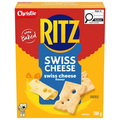 Christie Ritz Swiss Cheese Crackers 180 g. / 6.35 oz.