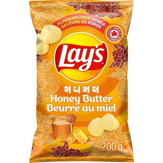 Lay's Honey Butter Flavored Potato Chips 200 g. / 7.05 oz.